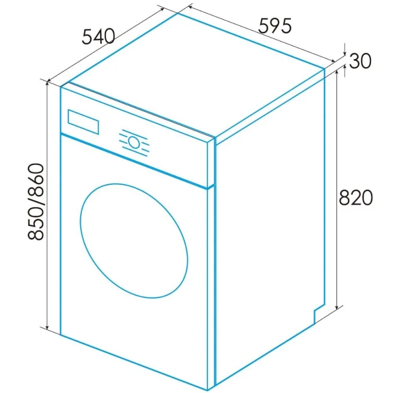 Перални с предно зареждане Пералня Edesa EWF-10400 WH