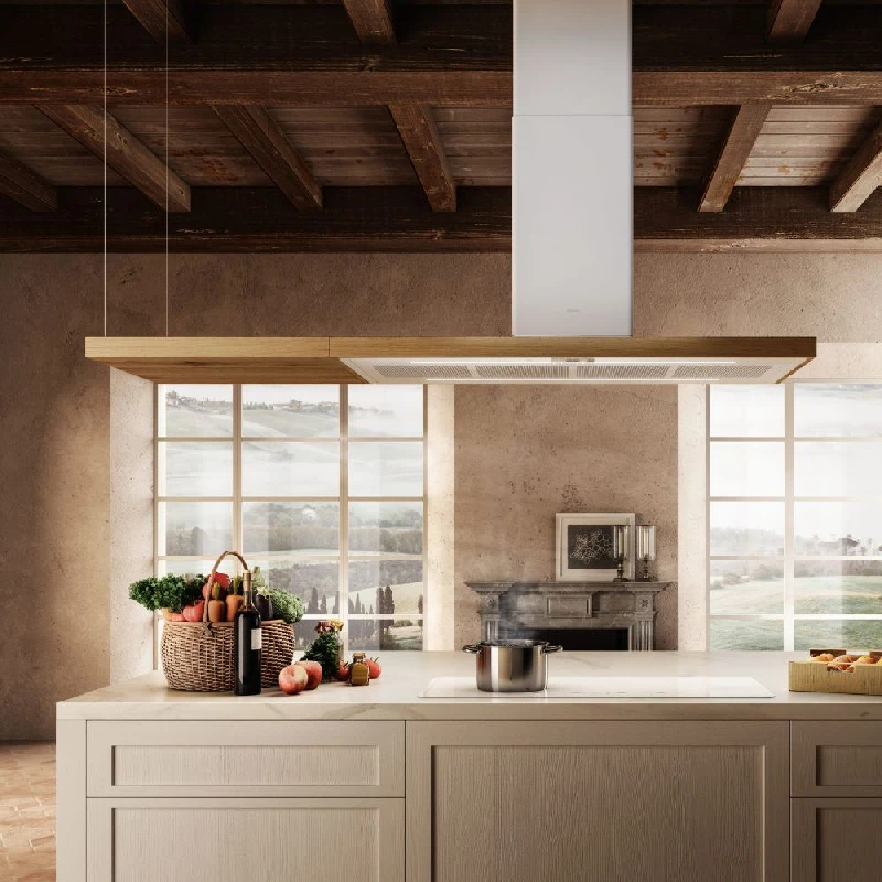 Аспиратори за островен монтаж Аспиратор Elica Bio Island WH 120x53 Rovere