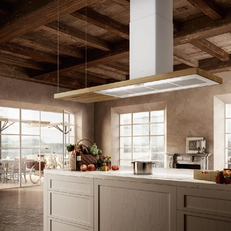 Аспиратори за островен монтаж Аспиратор Elica Bio Island WH 120x53 Rovere