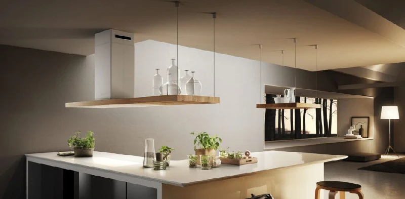 Аспиратори за островен монтаж Аспиратор Elica Bio Island WH 120x53 Rovere