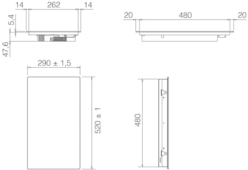 Индукционни Индукционен плот Elica Ratio Connex 302 Plus BL