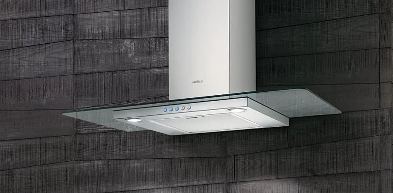 Аспиратори за стенен монтаж Аспиратор Elica Flat Glass IX 90