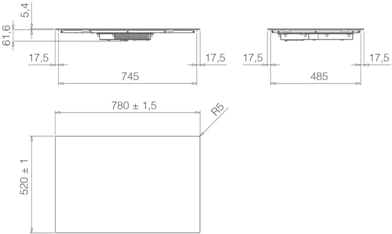 Индукционни Индукционен плот Elica Primis 804 Plus BL
