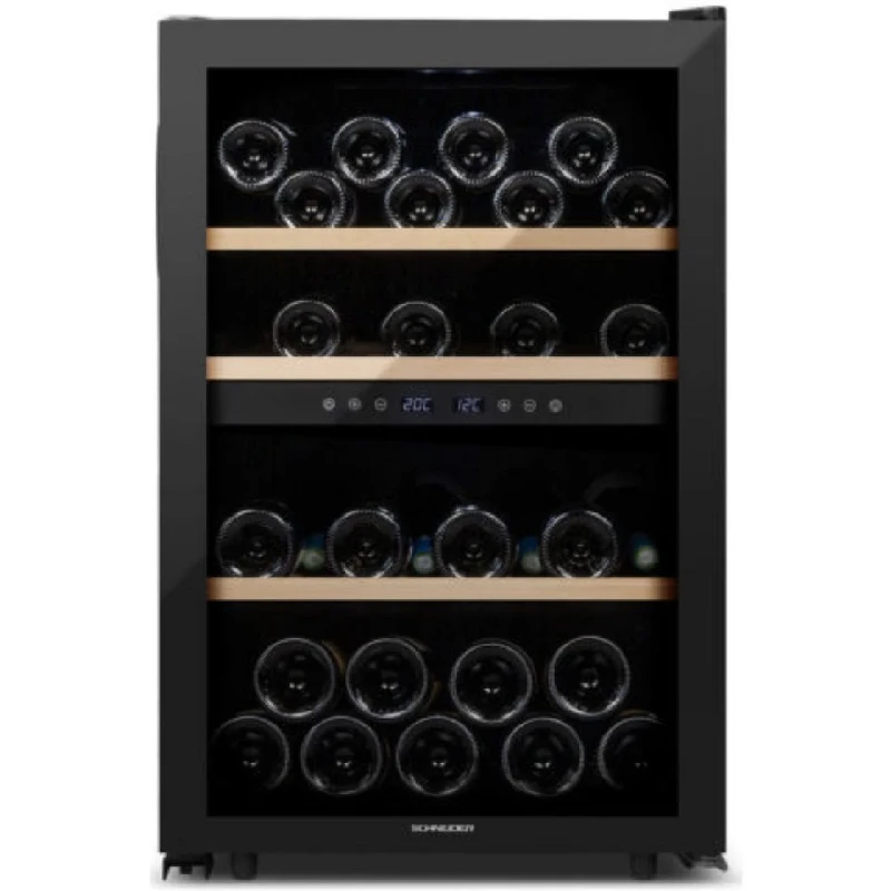 Виноохладители Виноохладител Schneider SCCV62DB Черен