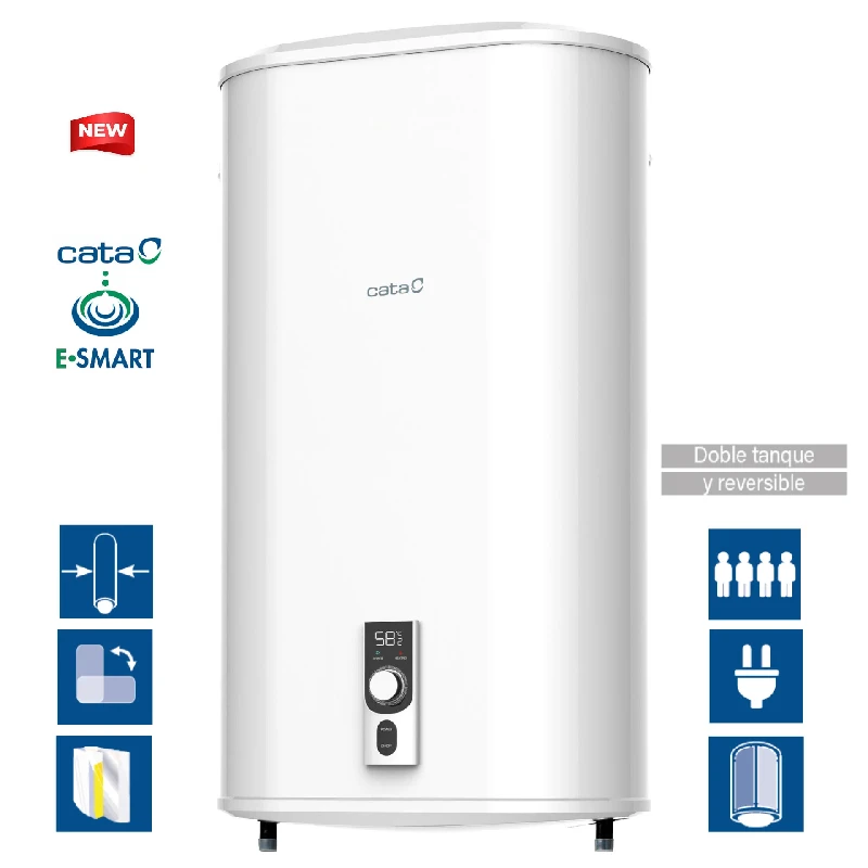 Бойлери Електрически бойлер Cata CTRS-100-REV Slim E-SMART Вертикален и Хоризонтален