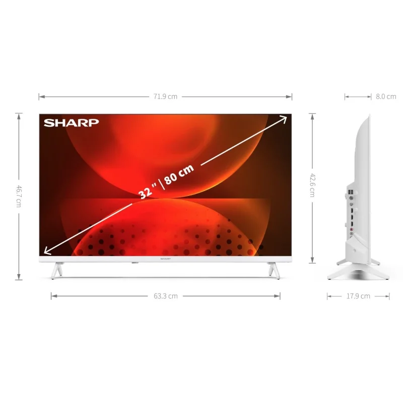 Телевизори 32” HD Ready Android телевизор Sharp LC-32FH2EW