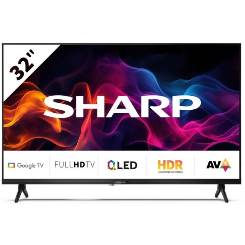 Телевизори 32” Full HD QLED Google телевизор Sharp LC-32GF3265E