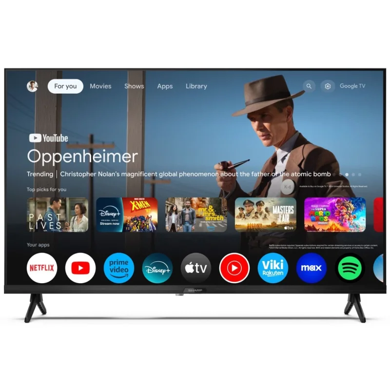 Телевизори 32” Full HD QLED Google телевизор Sharp LC-32GF3265E