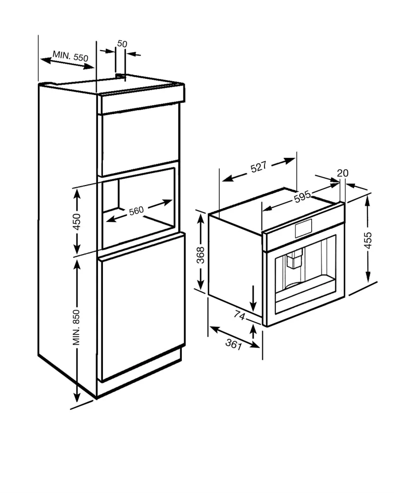 Кафемашини и кафеавтомати Кафе автомат Smeg CMS8451P