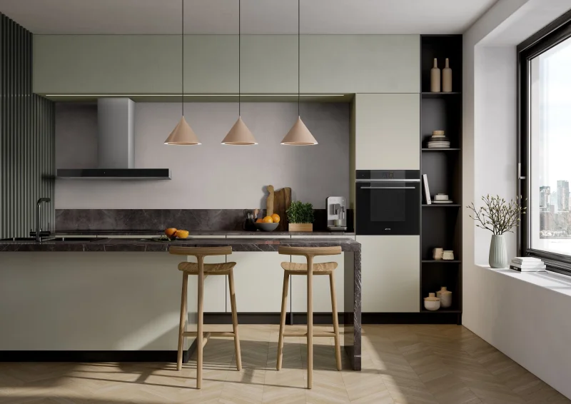 Аспиратори за стенен монтаж Аспиратор Smeg KBT9L4VN