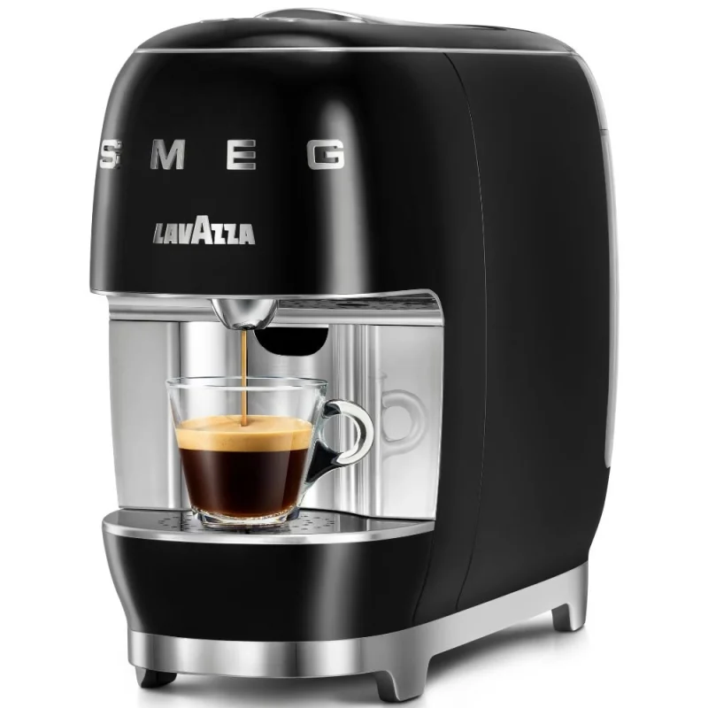 Кафемашини и кафеавтомати Еспресо кафемашина с капсули Smeg Lavazza 18000448 Черна