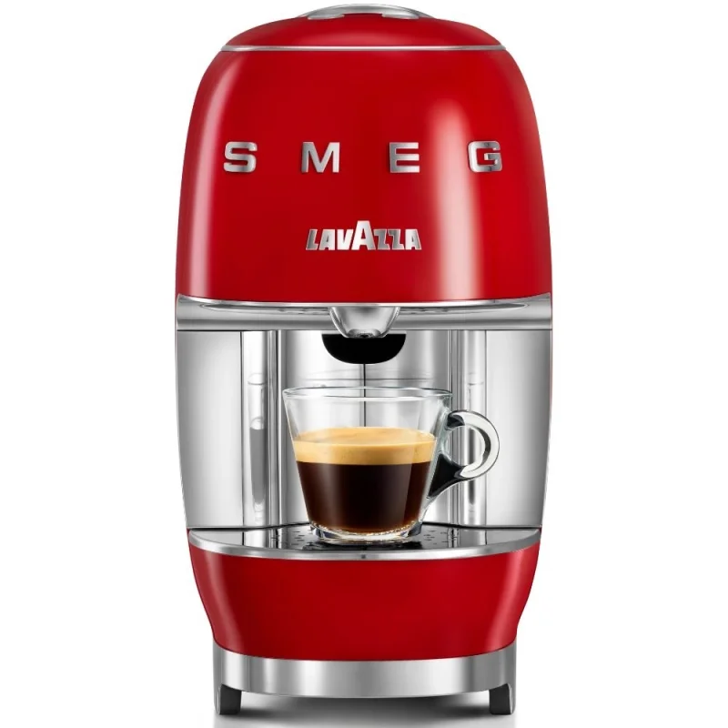 Кафемашини и кафеавтомати Еспресо кафемашина с капсули Smeg Lavazza 18000454 Червена