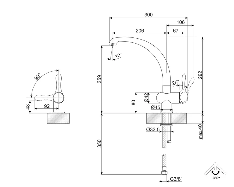 Мивки и смесители Смесител Smeg MF8A2