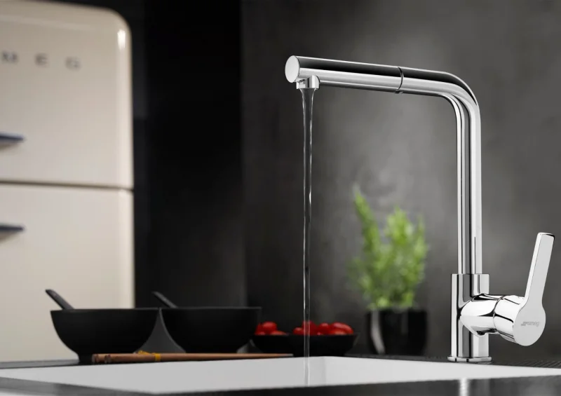 Мивки и смесители Смесител Pull-out Smeg MID1CR