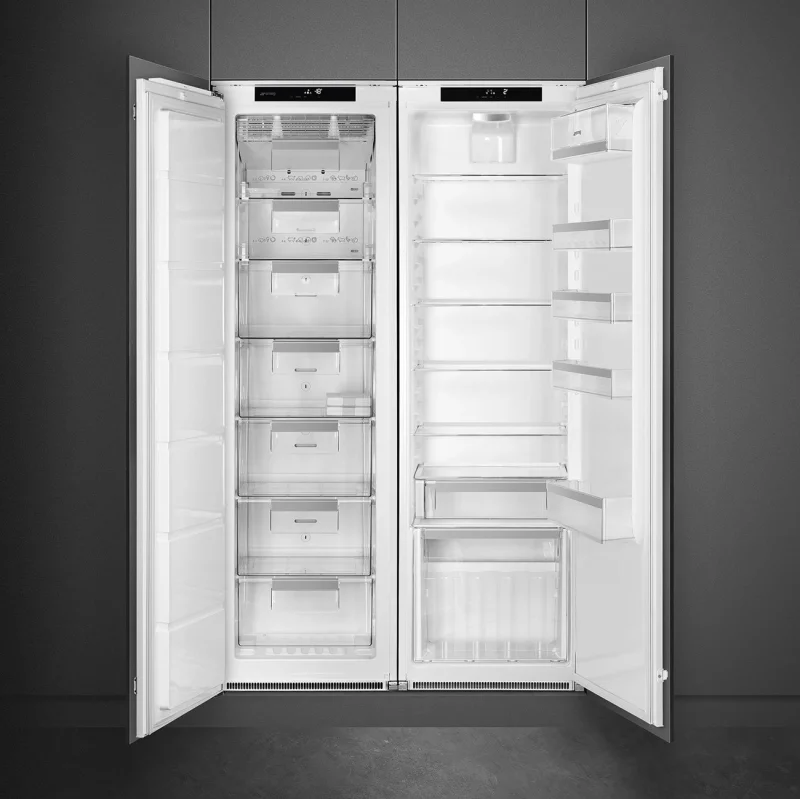Хладилници с две врати Хладилник за вграждане Smeg S8L1743E