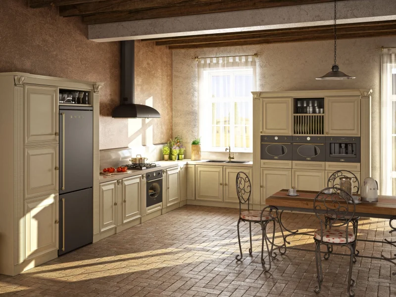 Фурни за вграждане Фурна за вграждане Smeg SF800AO Антрацит с месинг