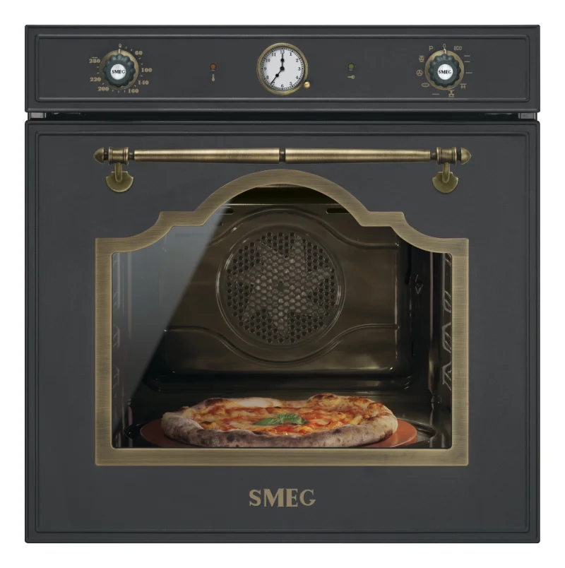Фурни за вграждане Фурна за вграждане Smeg SFP750AOPZ Антрацит с месинг
