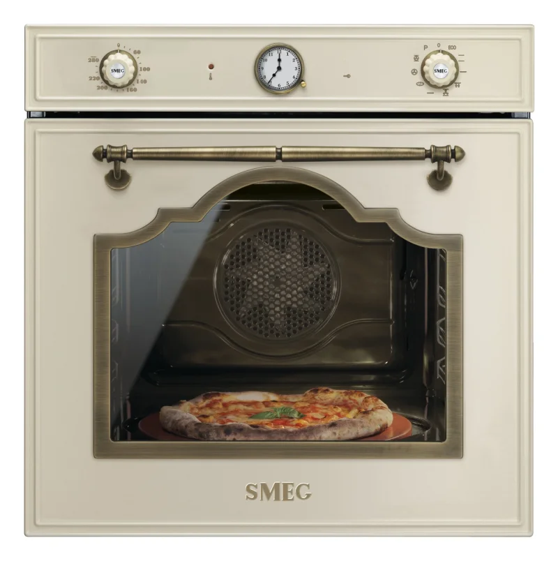 Фурни за вграждане Фурна за вграждане Smeg SFP750POPZ Крем с месинг