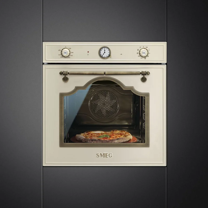 Фурни за вграждане Фурна за вграждане Smeg SFP750POPZ Крем с месинг