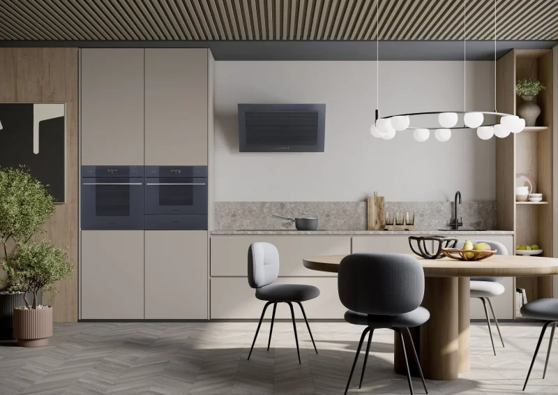Микровълнови за вграждане Комбинирана микровълнова за вграждане Smeg SO4102M1G