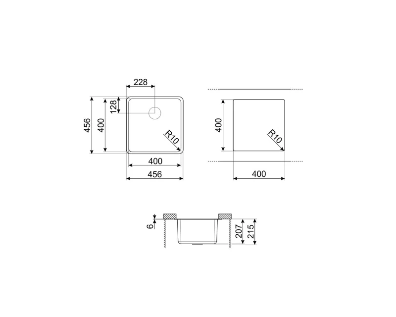 Мивки и смесители Мивка Smeg VZP45DV
